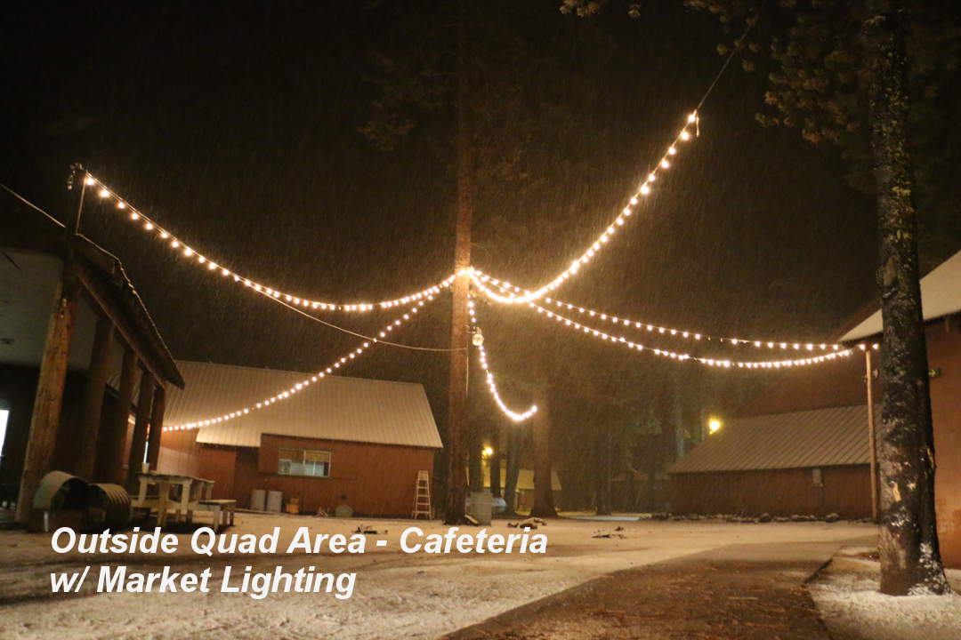 Mount Lassen Camp - with market lighting - planning ideas